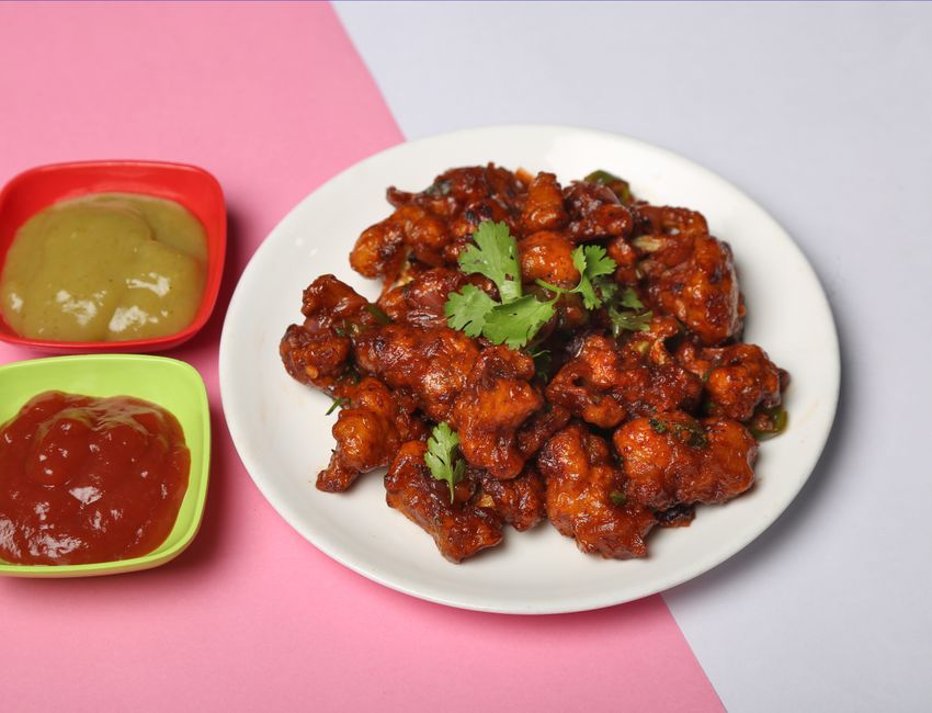 Gobhi Manchurian at KAAFII Cafe Niwai